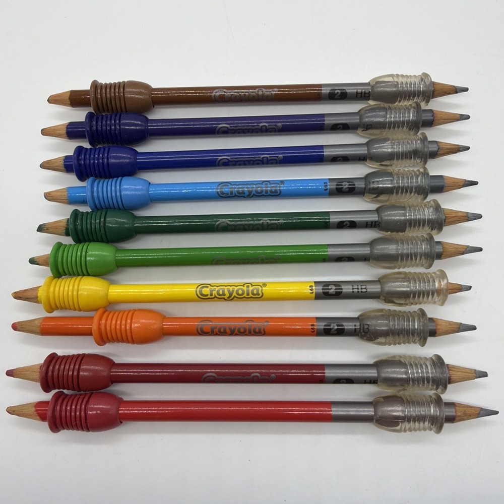 Crayola Total Tools Colored Pencil & #2 Pencil in One 10 Dual Double Ended